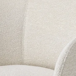 Vitra Mikado side chair, chalk - Nubia 01 ivory/pearl