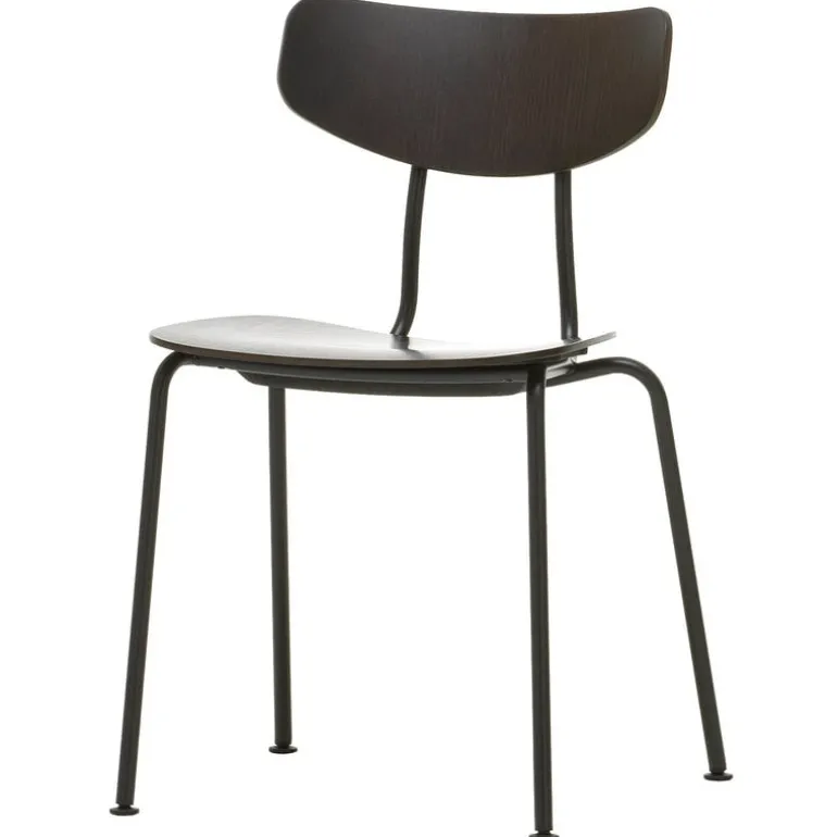 Vitra Moca chair, dark stained oak - basic dark