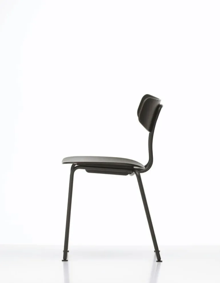 Vitra Moca chair, dark stained oak - basic dark