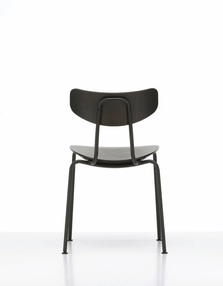 Vitra Moca chair, dark stained oak - basic dark
