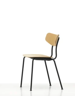 Vitra Moca chair, natural oak - basic dark