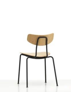 Vitra Moca chair, natural oak - basic dark