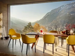 Vitra Organic Chair, oak - chocolate/black