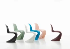 Vitra Panton chair, bordeaux