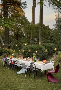 Vitra Panton chair, bordeaux