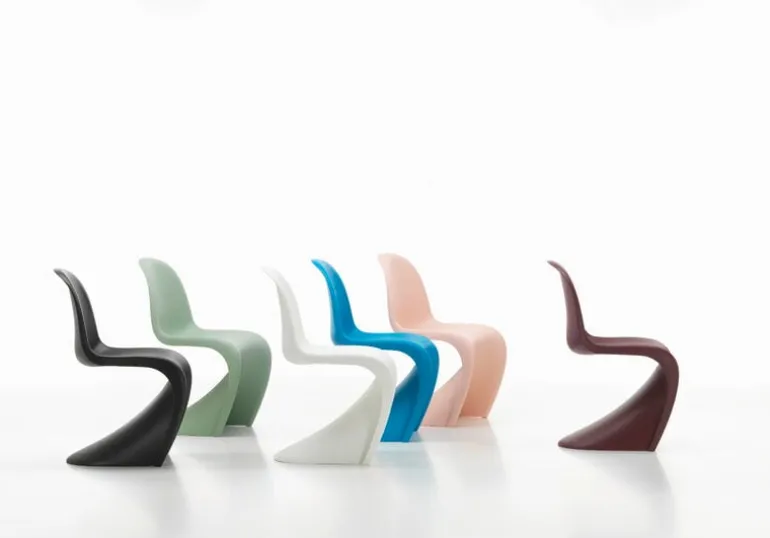 Vitra Panton chair, soft mint