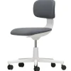 Vitra Rookie task chair, blue grey melange - light grey