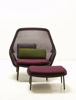 Vitra Slow Chair, brown - chocolate