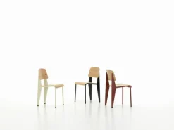 Vitra Standard chair, deep black - oak