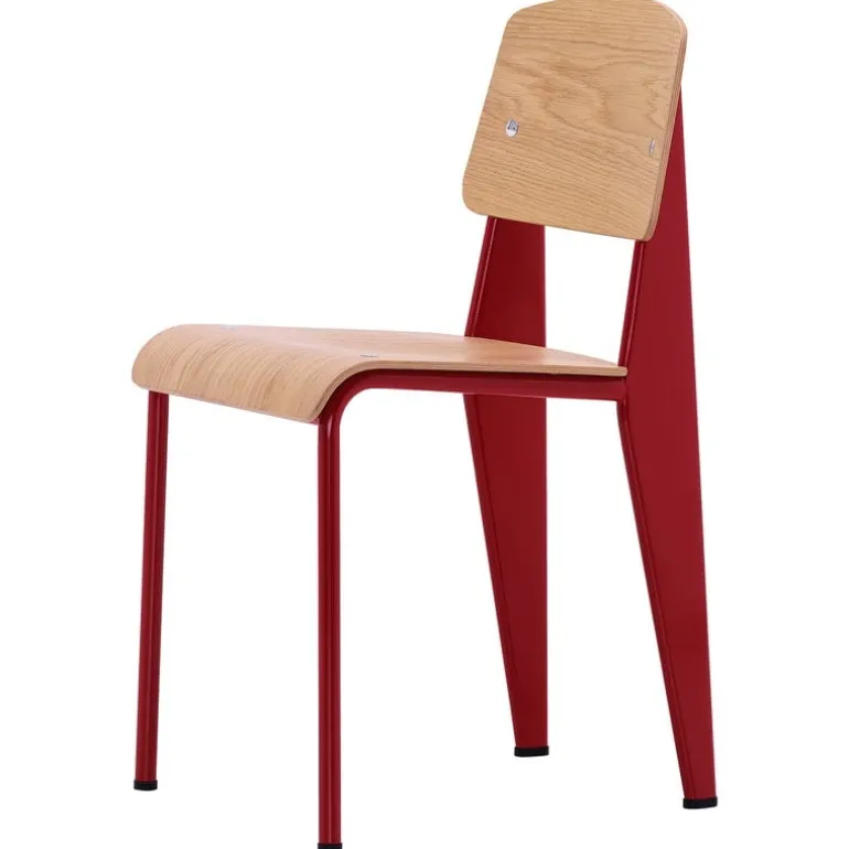 Vitra Standard chair, Japanese red - oak
