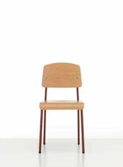 Vitra Standard chair, Japanese red - oak