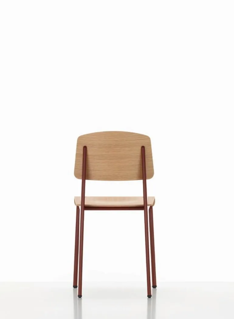 Vitra Standard chair, Japanese red - oak