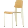 Vitra Standard chair, Prouvé Blanc Colombe - oak