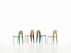 Vitra Standard chair, Prouvé Blé Vert - oak