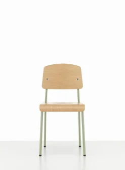 Vitra Standard chair, Prouvé Gris Vermeer - oak