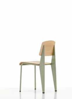 Vitra Standard chair, Prouvé Gris Vermeer - oak