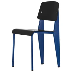 Vitra Standard SP chair, Prouvé Bleu Marcoule - deep black