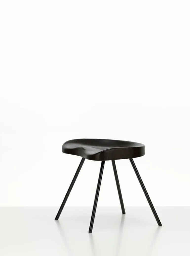 Vitra Tabouret 307 stool, dark oak