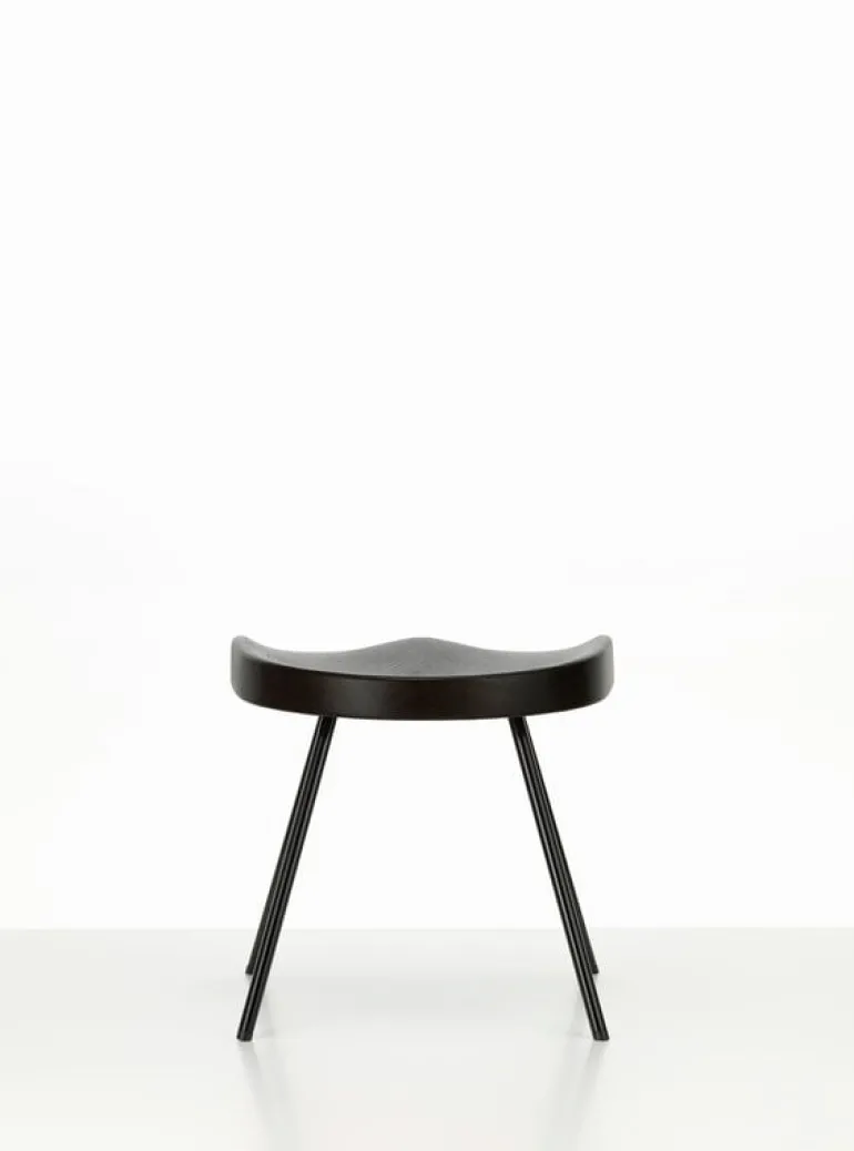 Vitra Tabouret 307 stool, dark oak