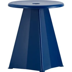 Vitra Tabouret Métallique stool, Prouvé Bleu Marcoule