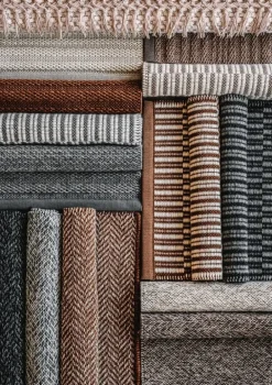 VM Carpet Duo Latua rug, white - copper