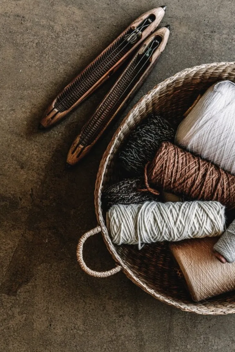 VM Carpet Duo Rae rug, copper - white