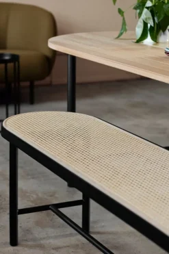 Warm Nordic Be My Guest bench, cane