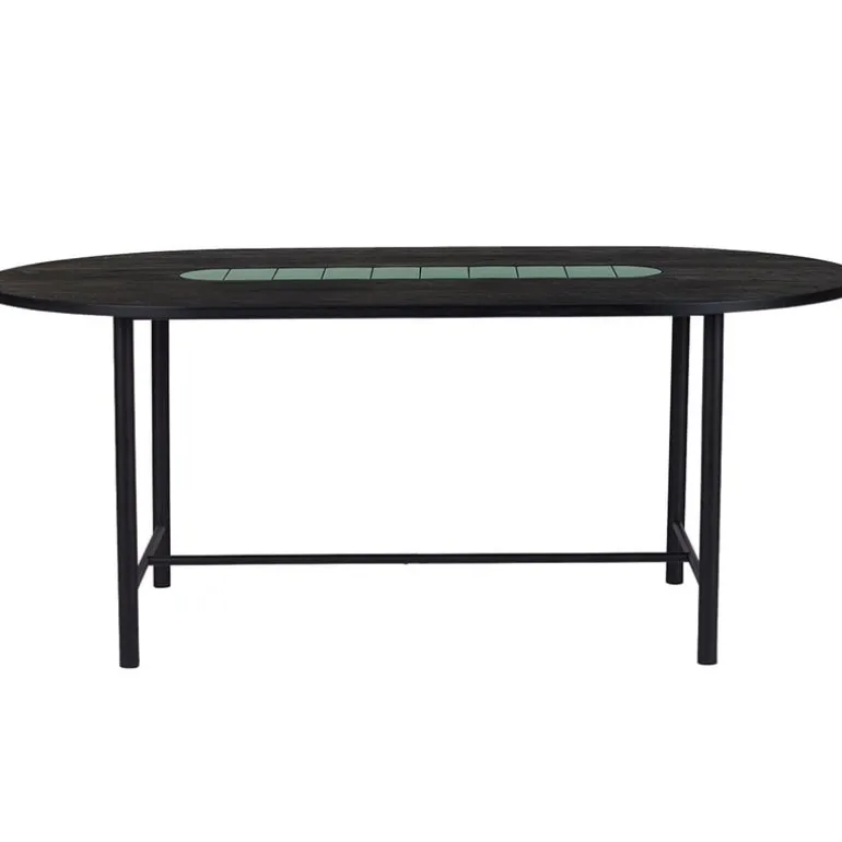Warm Nordic Be My Guest dining table, black - forest green