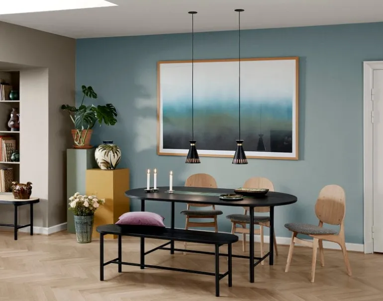 Warm Nordic Be My Guest dining table, black - forest green