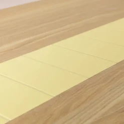 Warm Nordic Be My Guest dining table, white oiled oak - yellow