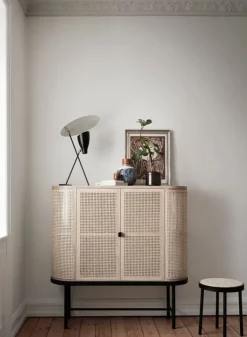 Warm Nordic Be My Guest stool, cane