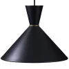 Warm Nordic Bloom pendant, black