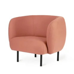 Warm Nordic Cape lounge chair, blush