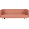 Warm Nordic Cape sofa, 3-seater, blush