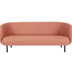 Warm Nordic Cape sofa, 3-seater, blush