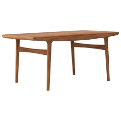 Warm Nordic Evermore dining table, 160 cm, incl. 2 extensions, teak oiled oak