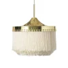 Warm Nordic Fringe pendant 30 cm, cream white