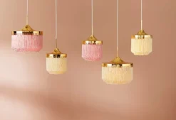 Warm Nordic Fringe pendant 20 cm, cream white