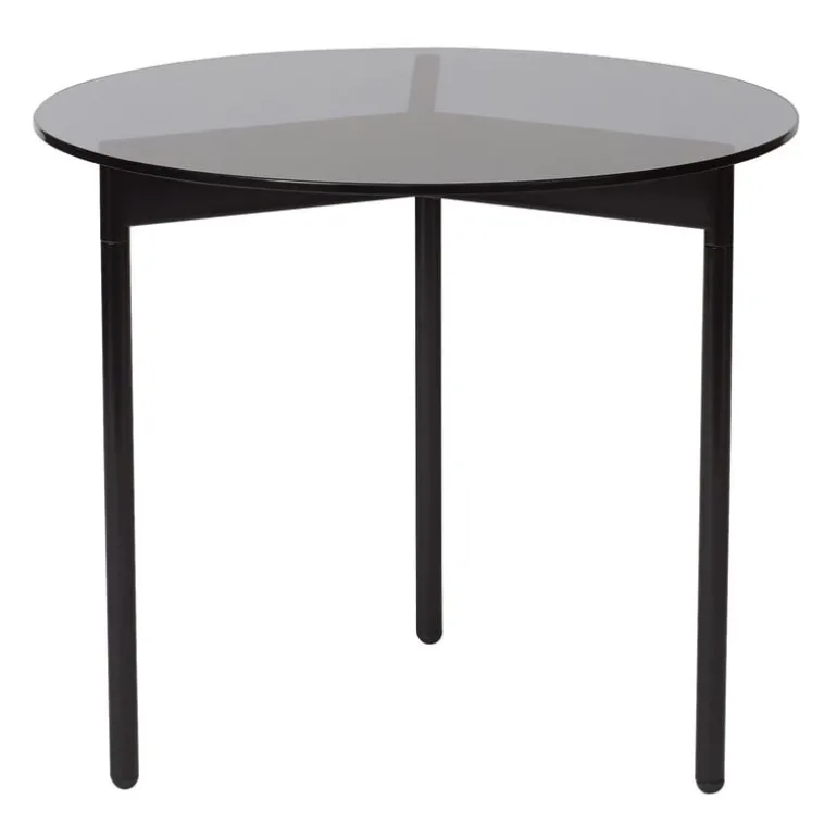 Warm Nordic From Above side table, 52 cm, grey - black