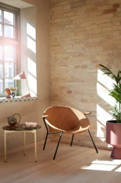 Warm Nordic From Above side table, 52 cm, brown - yellow