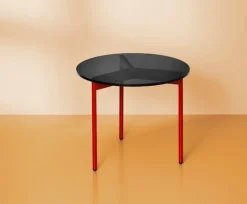 Warm Nordic From Above side table, 52 cm, brown - red