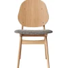 Warm Nordic Noble chair, white oiled oak - Savanna 152