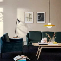 Warm Nordic Surfboard coffee table, oak