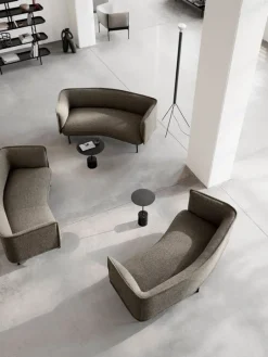 Wendelbo Calibre side table, high, black - Nero Marquina marble