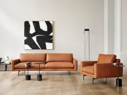 Wendelbo Calibre side table, high, black - Nero Marquina marble