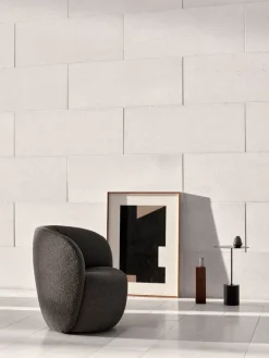 Wendelbo Calibre side table, high, black - Nero Marquina marble