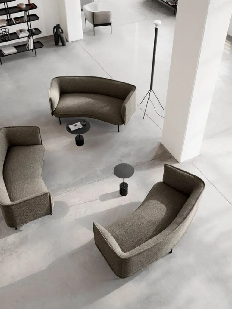 Wendelbo Calibre side table, low, black - Nero Marquina marble