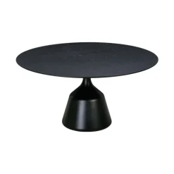 Wendelbo Coin dining table, 150 cm, black - oak black