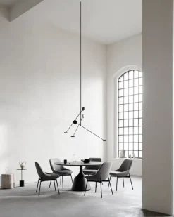 Wendelbo Coin dining table, 150 cm, black - oak black