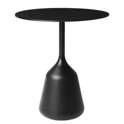 Wendelbo Coin side table, high, black - black laminate